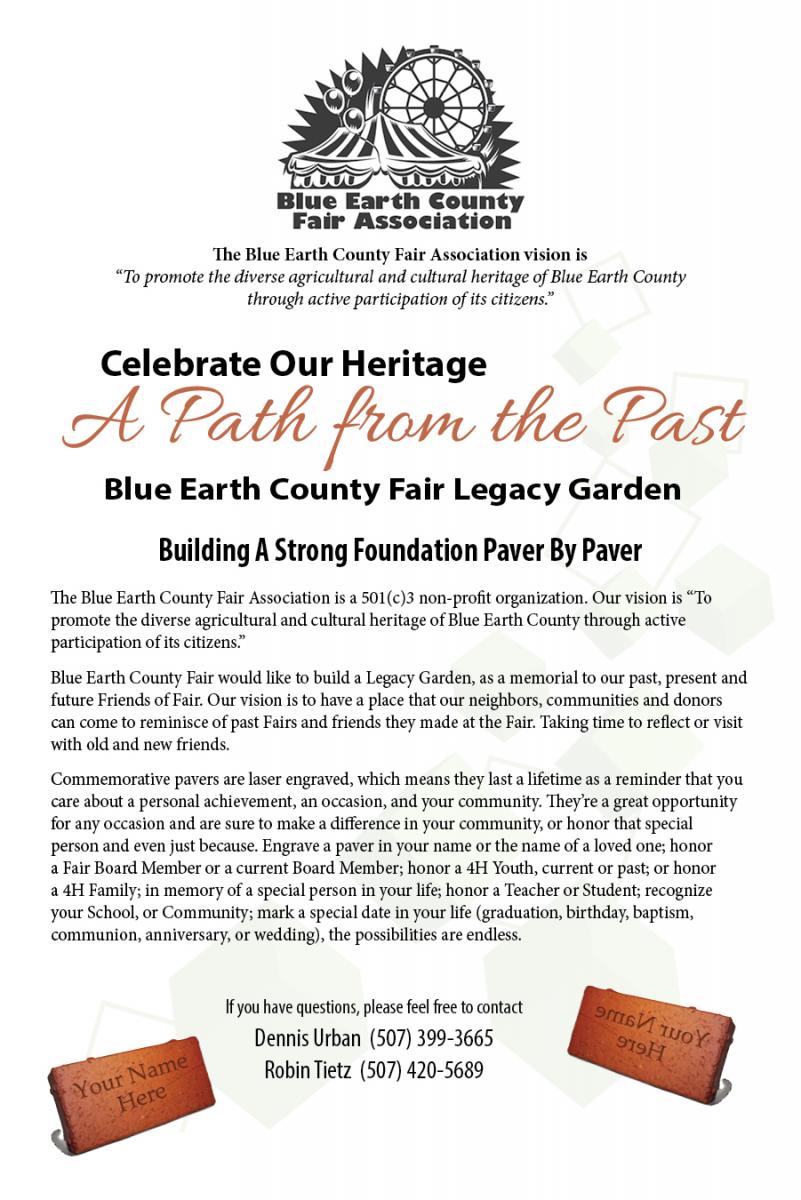 Legacy Garden Blue Earth County Fair